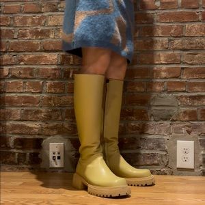 Chunky, Combat Wide Shaft Tall Boots